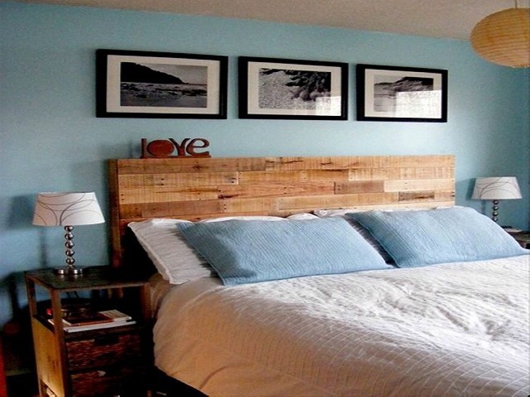 DIY Upcycled Pallet Headboard Ideas | Pallet Wood Projects