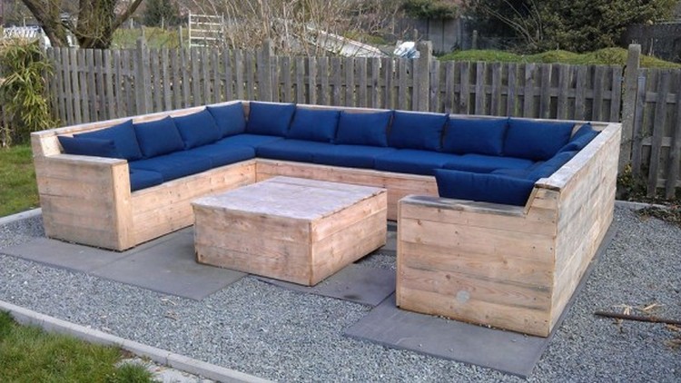 Pallet Wood Outdoor Furniture Plans | Pallet Wood Projects