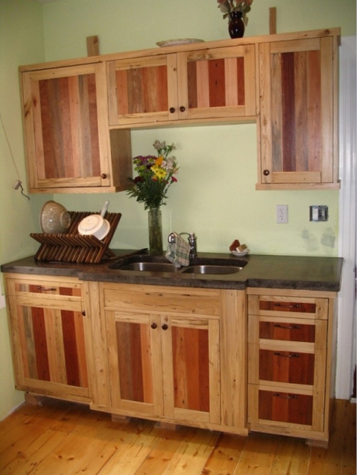 Kitchen Cabinets Made From Pallets Pallet Wood Projects