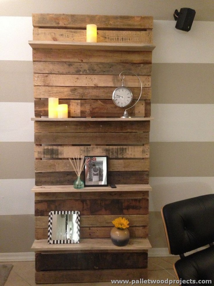 Shelves Made with Wood Pallets | Pallet Wood Projects