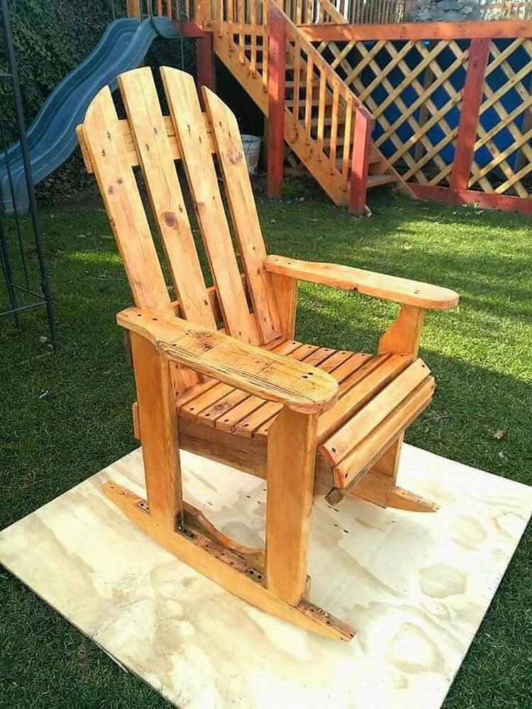 DIY Wood Pallet Rocking Chair Plan – Pallet Wood Projects