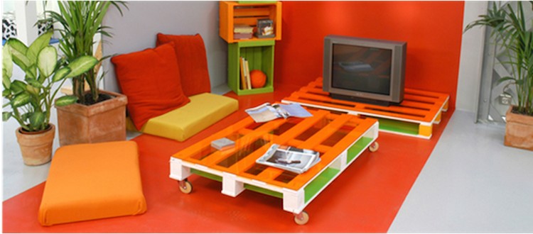Pallet Living Room Furniture Plans  Pallet Wood Projects